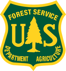 A forest service logo is shown.