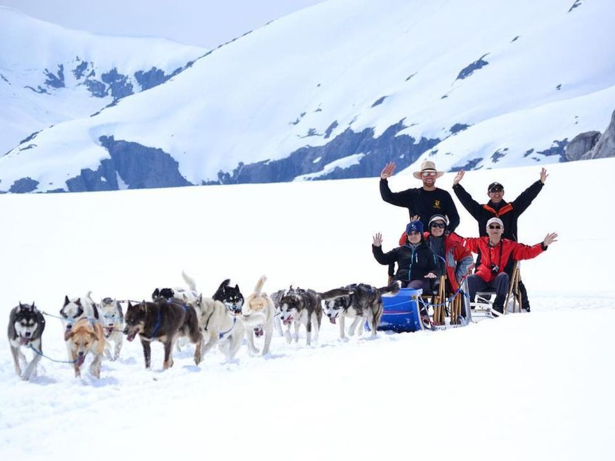 a group of people cross country skiing in the snow